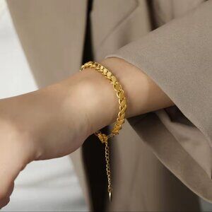 New Style Twist Link Bracelet for Women Men Jewelry 15+5cm